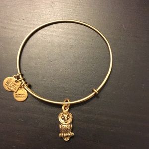 ALEX AND ANI Owl Bangle